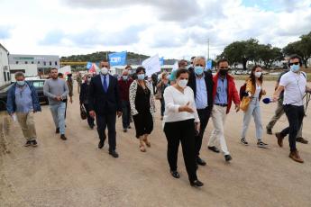 Visita às instalações dos trabalhadores do estaleiro do Parque Industrial ADUA