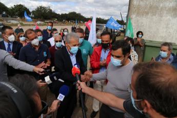 Visita às instalações dos trabalhadores do estaleiro do Parque Industrial ADUA