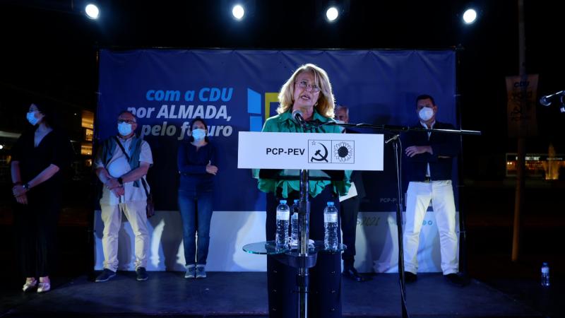 Sessão Pública «Futuro de confiança trabalho, honestidade e competência», Almada