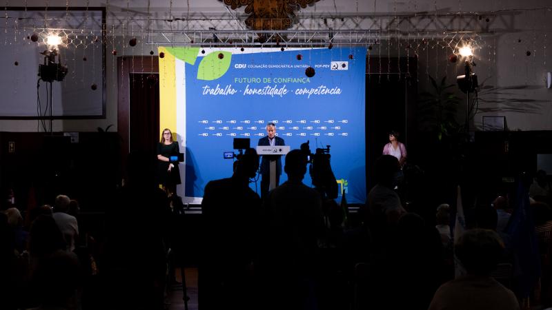 Comício CDU na Amadora