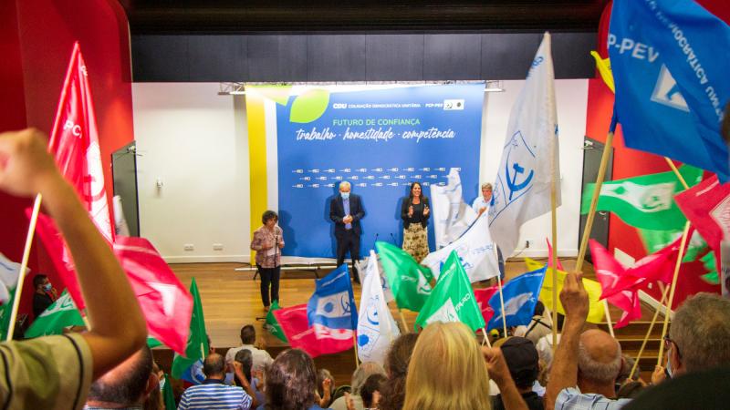 Comício CDU em Faro