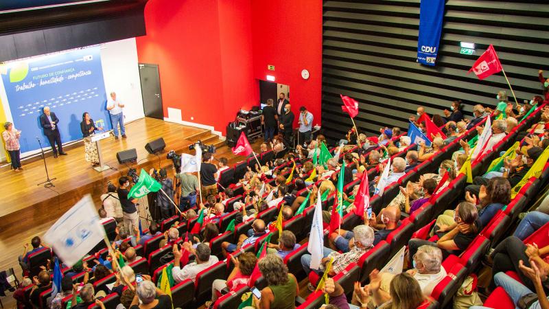 Comício CDU em Faro