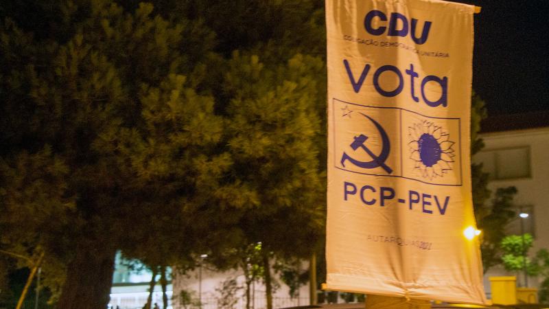 Comício CDU em Faro