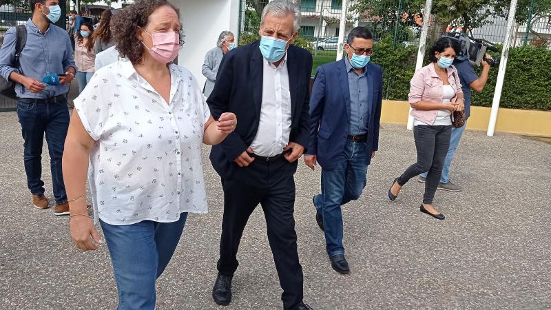 Visita à Escola Básica Zeca Afonso no Pinhal Novo