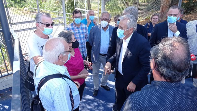 Visita ao centro de treinos do Amora Futebol Clube
