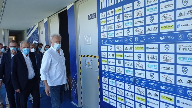 Visita ao centro de treinos do Amora Futebol Clube