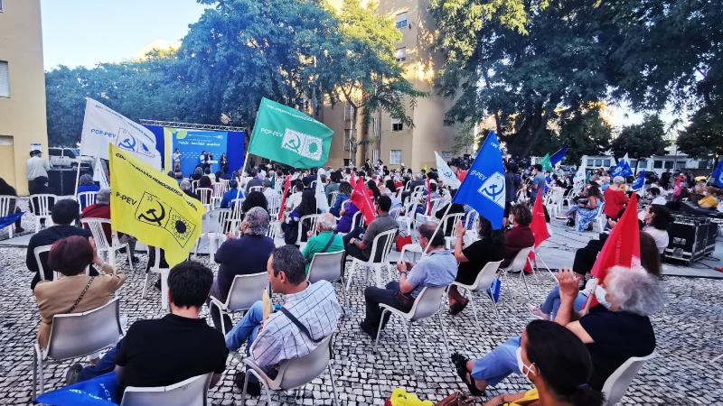 Comício «Pelo direito à cidade», Lisboa