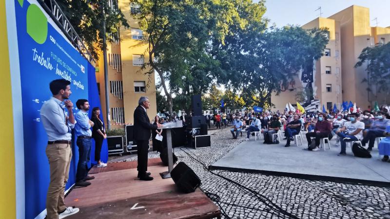 Comício «Pelo direito à cidade», Lisboa