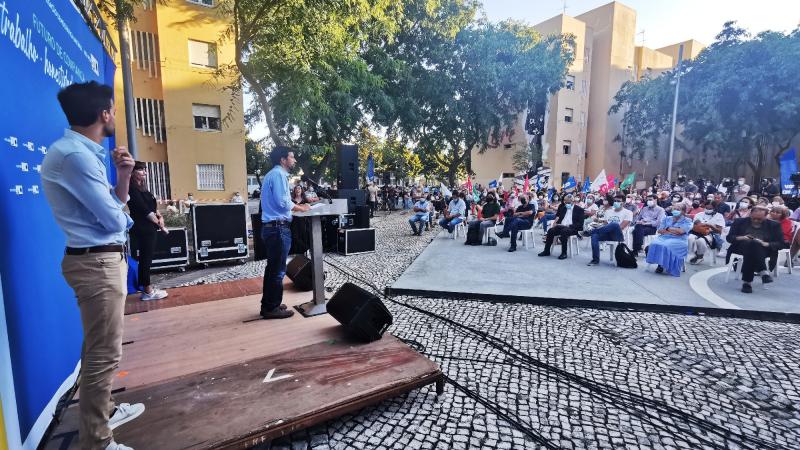 Comício «Pelo direito à cidade», Lisboa