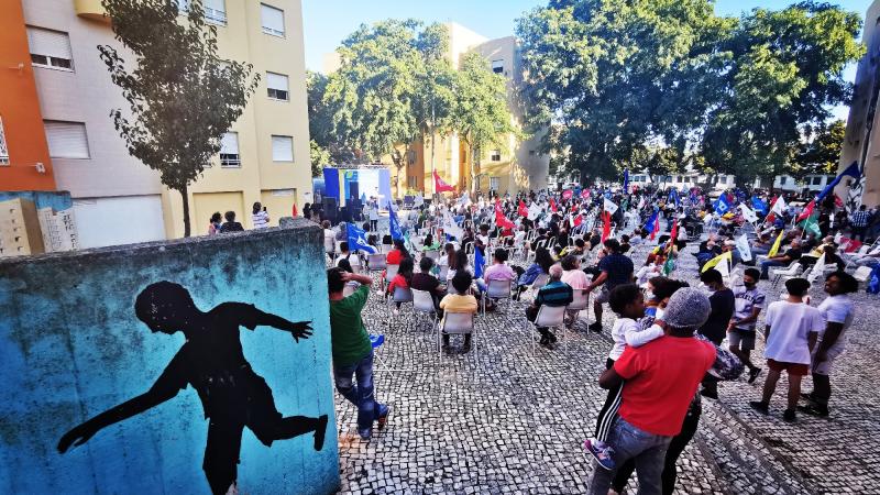 Comício «Pelo direito à cidade», Lisboa
