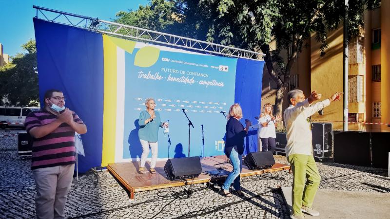 Comício «Pelo direito à cidade», Lisboa