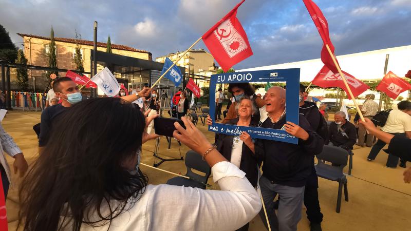 Comício em Gondomar