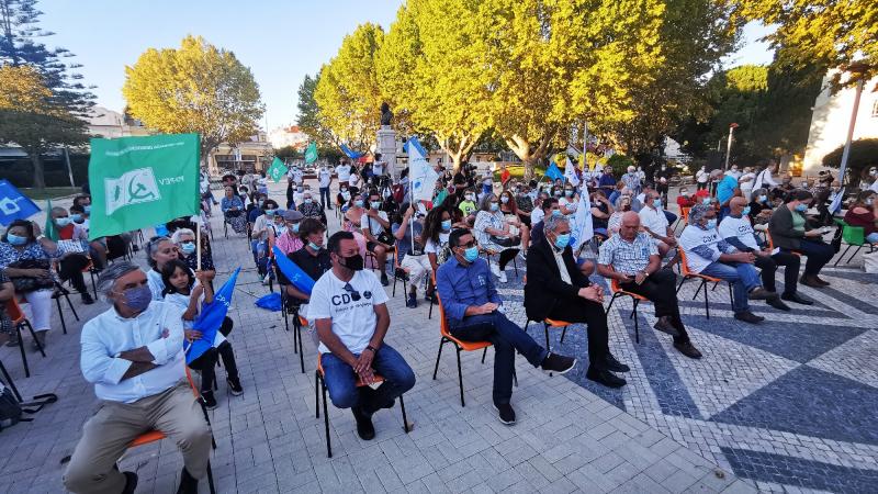 Encontro com a população, Pinhal Novo, Palmela