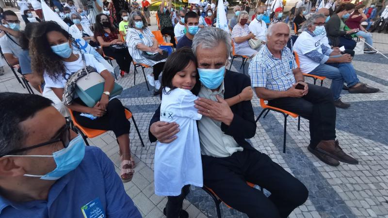 Encontro com a população, Pinhal Novo, Palmela