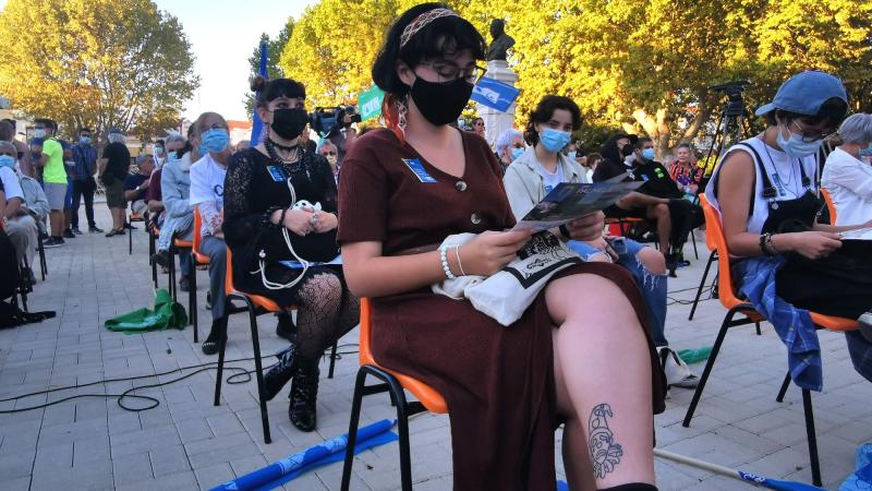 Encontro com a população, Pinhal Novo, Palmela