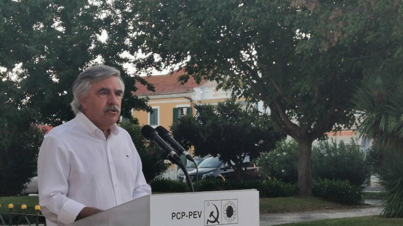 Encontro com a população, Pinhal Novo, Palmela