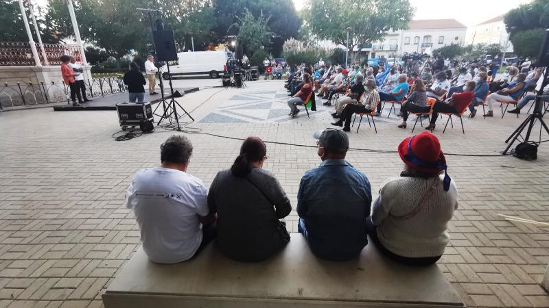 Encontro com a população, Pinhal Novo, Palmela