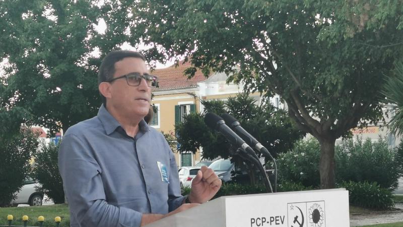 Encontro com a população, Pinhal Novo, Palmela