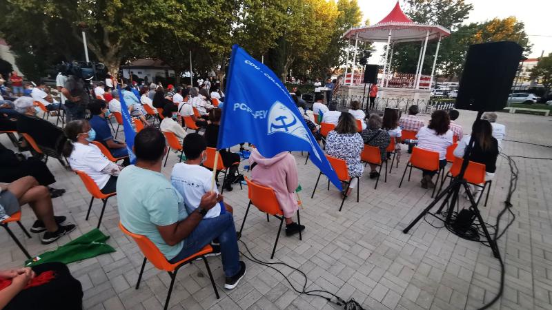 Encontro com a população, Pinhal Novo, Palmela