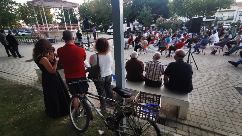 Encontro com a população, Pinhal Novo, Palmela