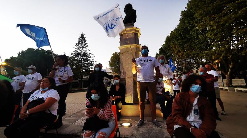 Encontro com a população, Pinhal Novo, Palmela