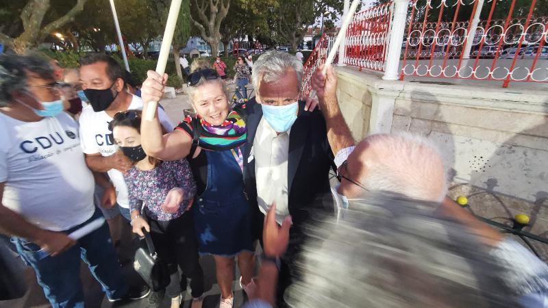 Encontro com a população, Pinhal Novo, Palmela