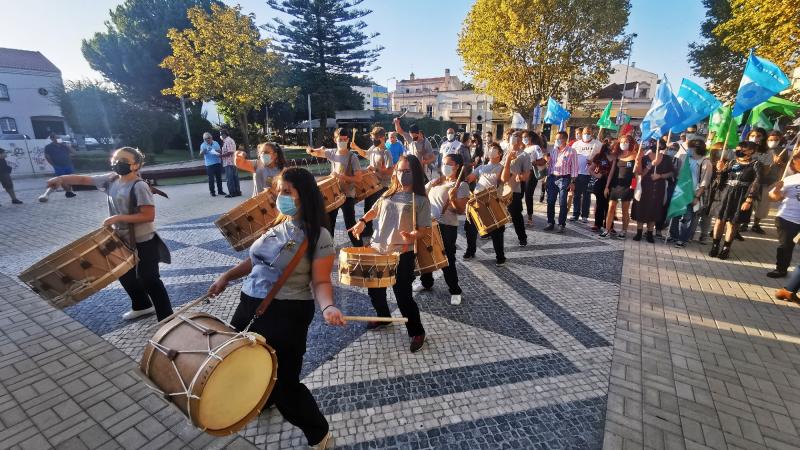 Encontro com a população, Pinhal Novo, Palmela