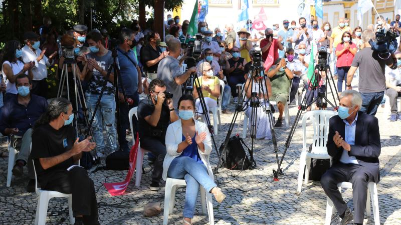 Encontro com a população em Odemira