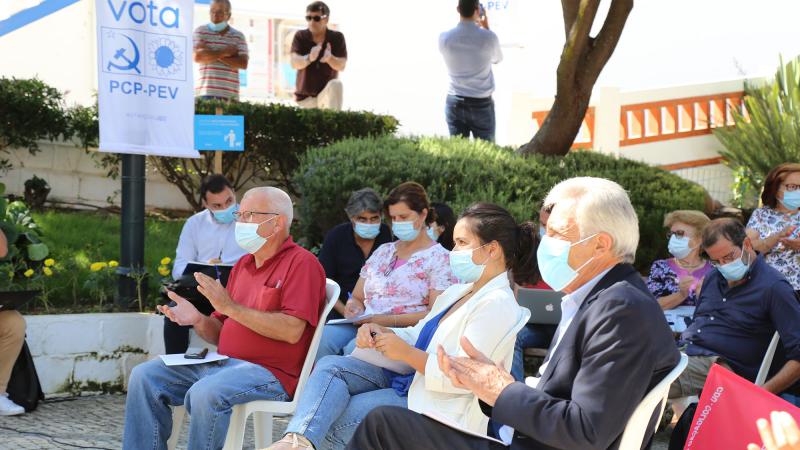 Encontro com a população em Odemira