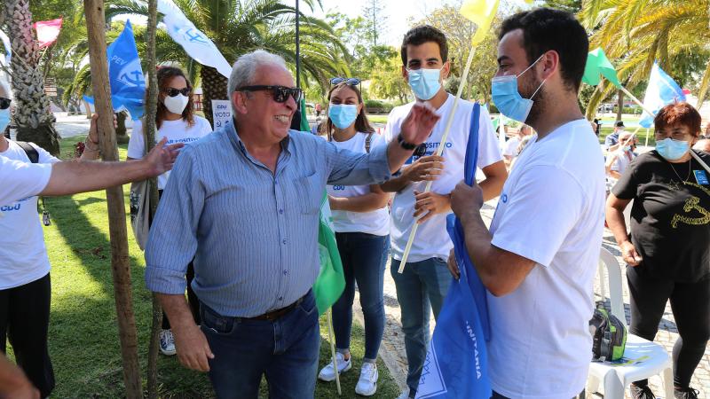 Encontro com a população em Sines