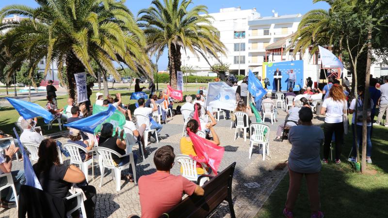 Encontro com a população em Sines