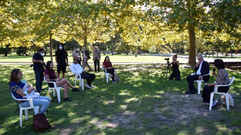 Encontro com pais sobre creches gratuitas, Lisboa