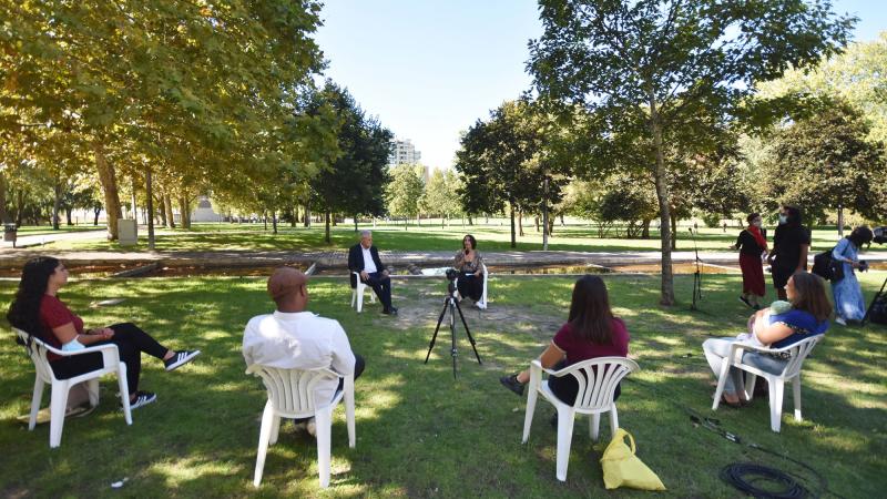 Encontro com pais sobre creches gratuitas, Lisboa