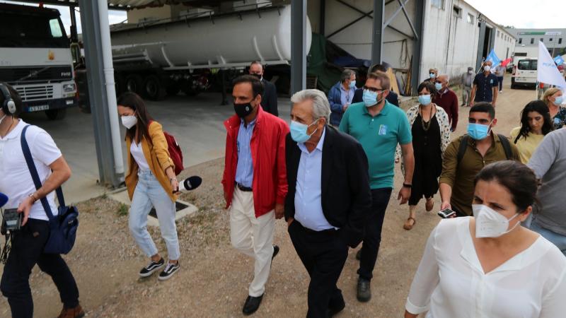 Visita às instalações dos trabalhadores do estaleiro do Parque Industrial ADUA