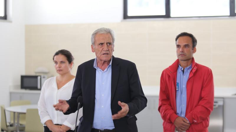 Visita às instalações dos trabalhadores do estaleiro do Parque Industrial ADUA