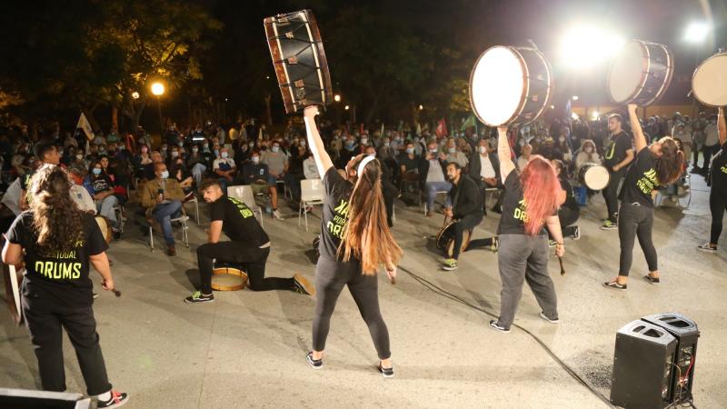 Comício na Amora, Seixal