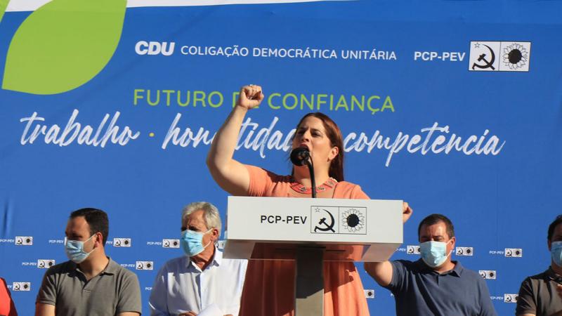 Comício CDU em Braga