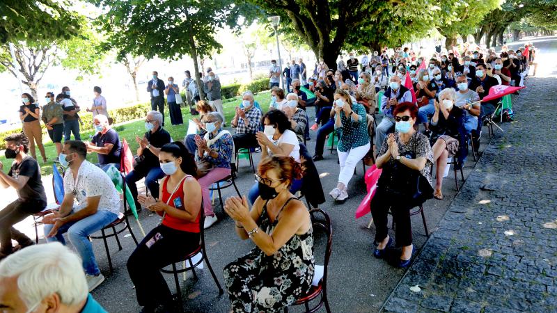 Comício em Viana do Castelo