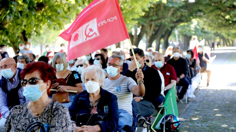 Comício em Viana do Castelo