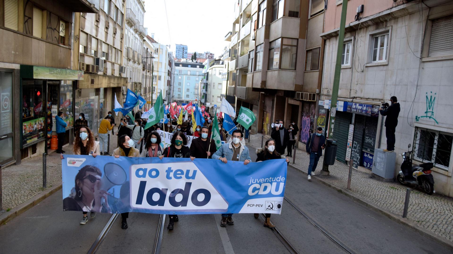 Comício «Jovens apoiam a CDU»