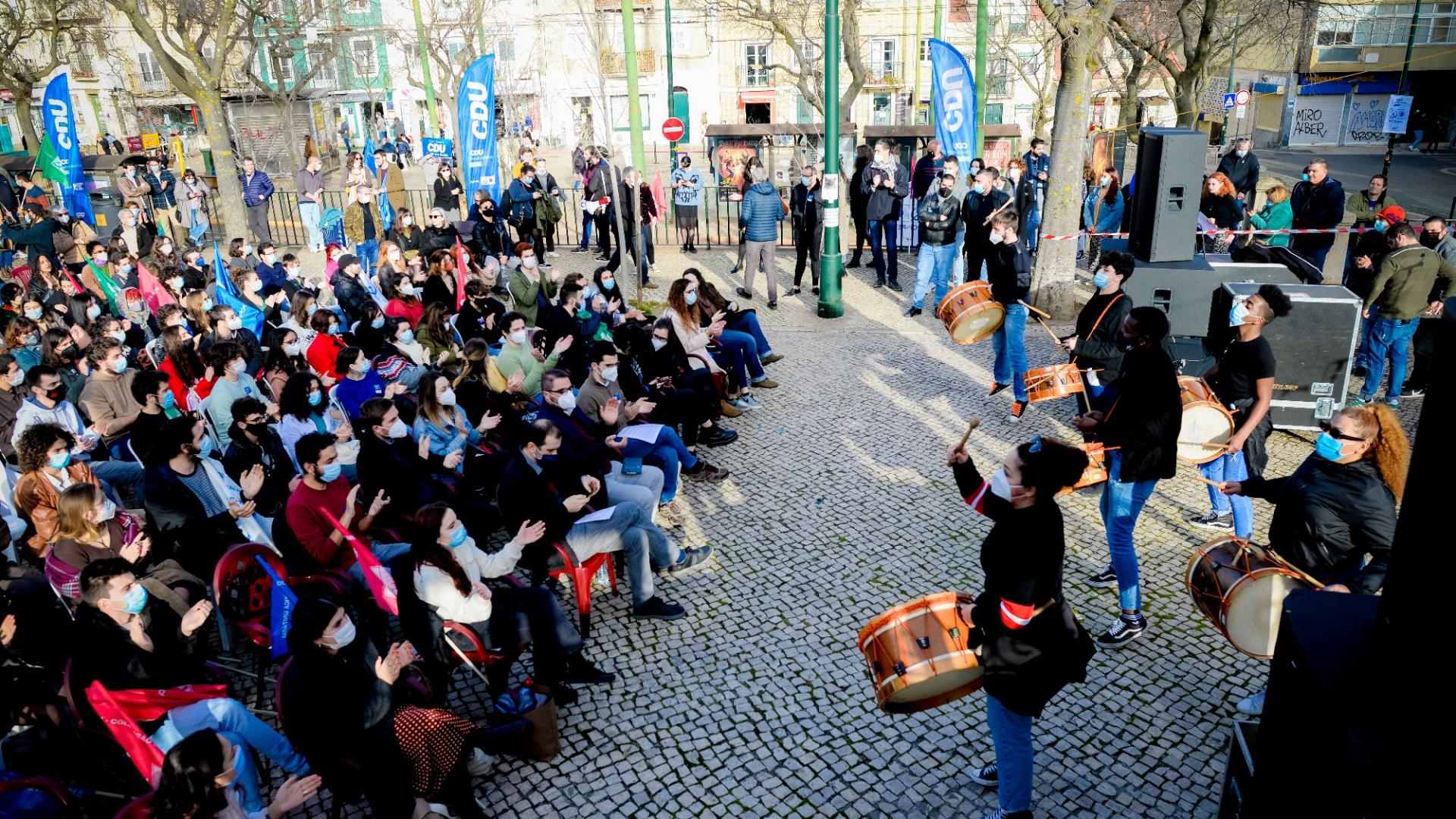 Comício «Jovens apoiam a CDU»