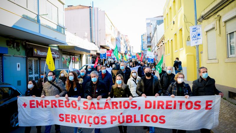 Desfile e Comício em Almada