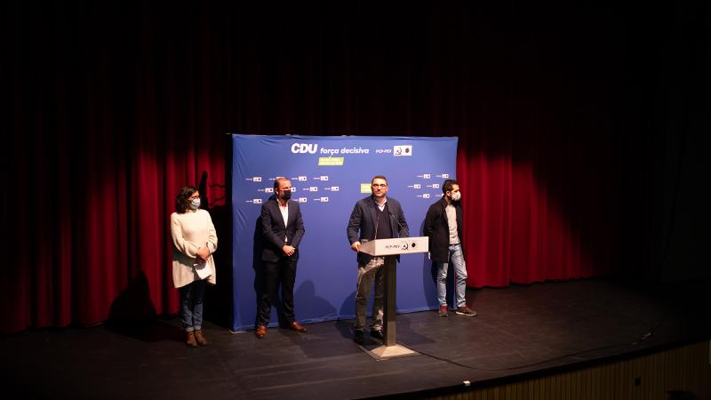 Comício em Santiago do Cacém