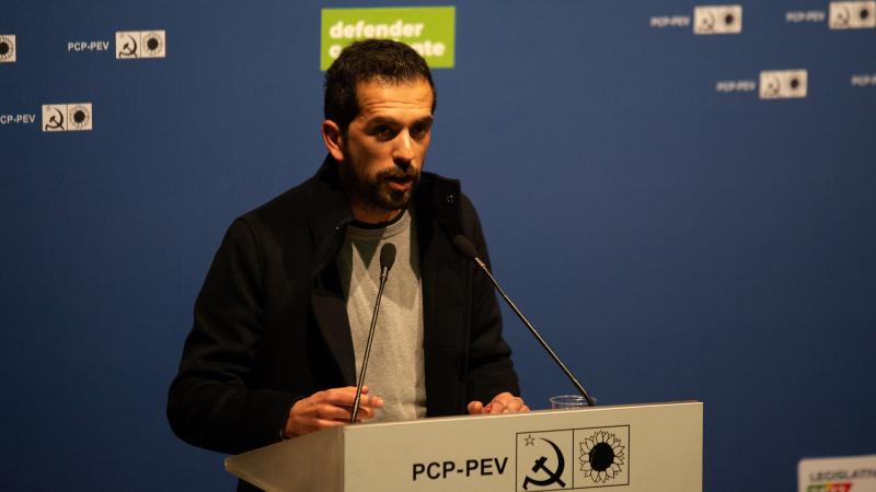 Comício em Santiago do Cacém