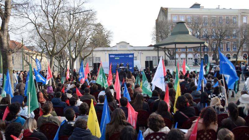 Comício «Jovens apoiam a CDU»