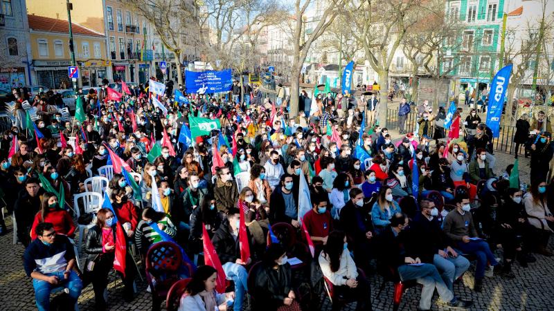 Comício «Jovens apoiam a CDU»