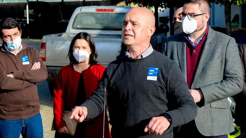 Contacto com os trabalhadores da CM Serpa