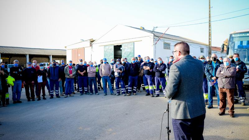 Contacto com os trabalhadores da CM Serpa