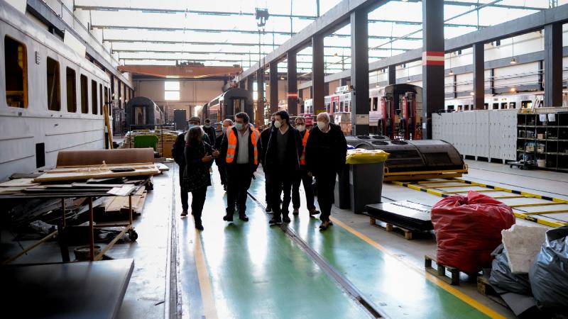 Visita à Oficina da CP, Entroncamento