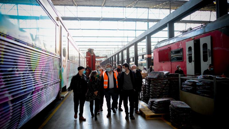 Visita à Oficina da CP, Entroncamento